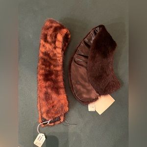 Vintage mink collars